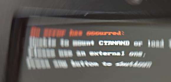 The same error than before but zoomed in with some motion blur applied